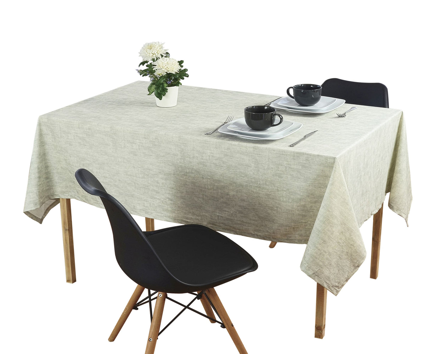 <transcy>Wipeable Tablecloth | Antivirus + Antibacterial + Antifungal | 100% cotton</transcy>