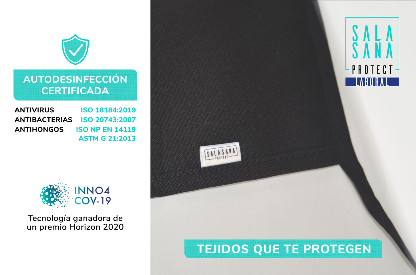 Mandil Camarero Unisex | Delantal Impermeable con bolsillos | ANTIVIRAL